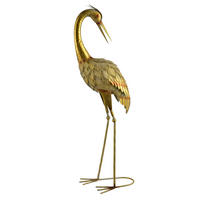 FIGURA Cedric, kovová, zlatá - zlatá, kov (28/83.5/20cm) - Mondex