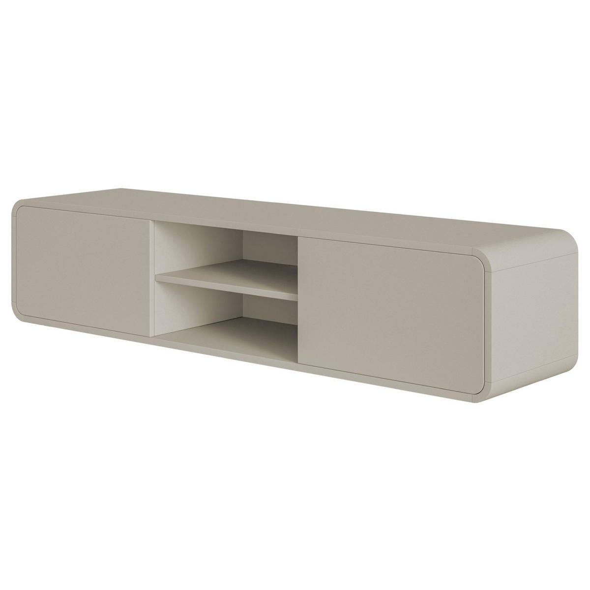 TV-HÄNGEBOARD Oro Greige mit 2 Schubladen 154 cm - Taupe, Holzwerkstoff (154/32.4/40cm) - Selsey