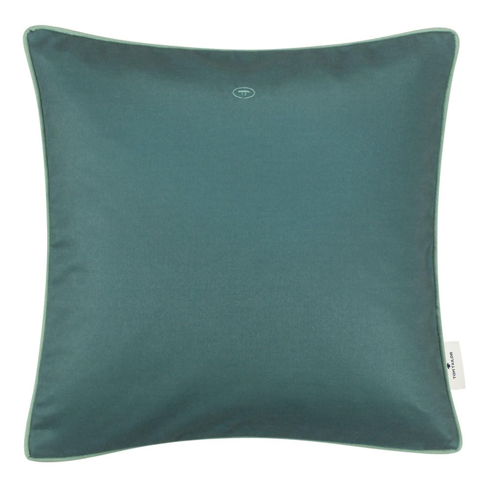 ZIERKISSENHÜLLE Dove Signature dunkelgrün 40x40cm - Dunkelgrün, Textil (40/40cm) - Tom Tailor