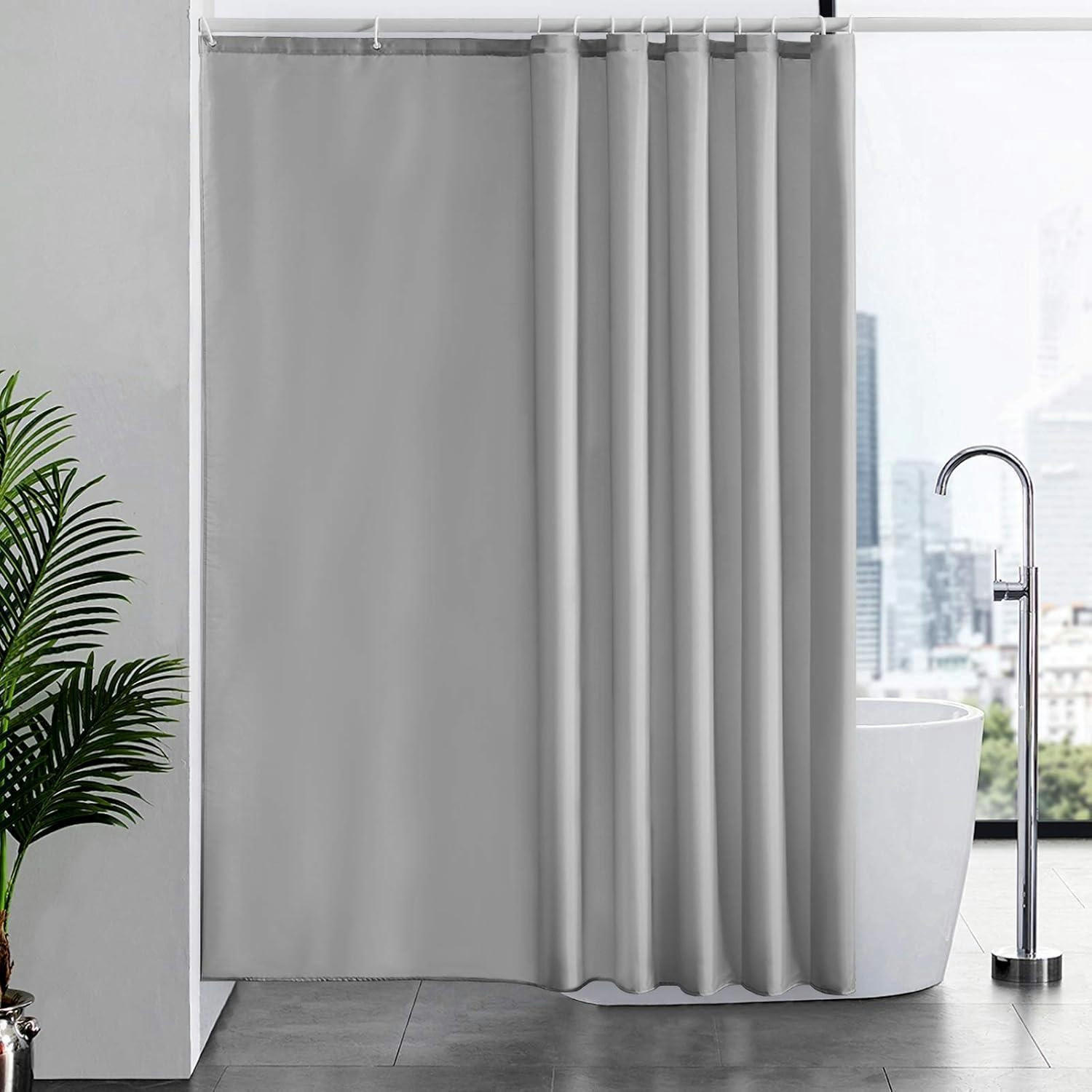 DUSCHVORHANG Grau 200 x 200 cm - Grau, Textil (200/200cm)