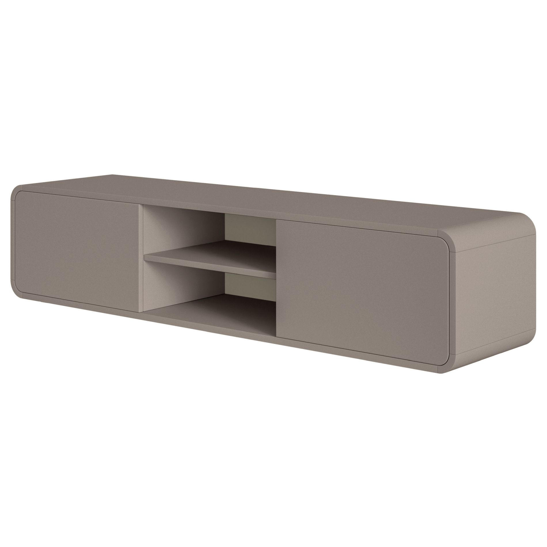 TV-HÄNGEBOARD Oro Dunkelbeige mit 2 Schubladen 154 cm - Beige, Holzwerkstoff (154/32.4/40cm) - Selsey