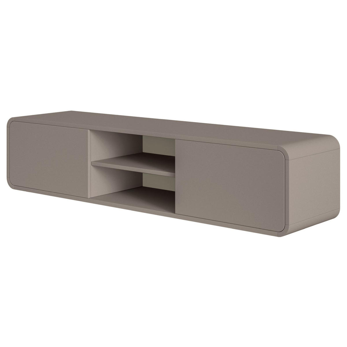 TV-HÄNGEBOARD Oro Dunkelbeige mit 2 Schubladen 154 cm - Beige, Holzwerkstoff (154/32.4/40cm) - Selsey
