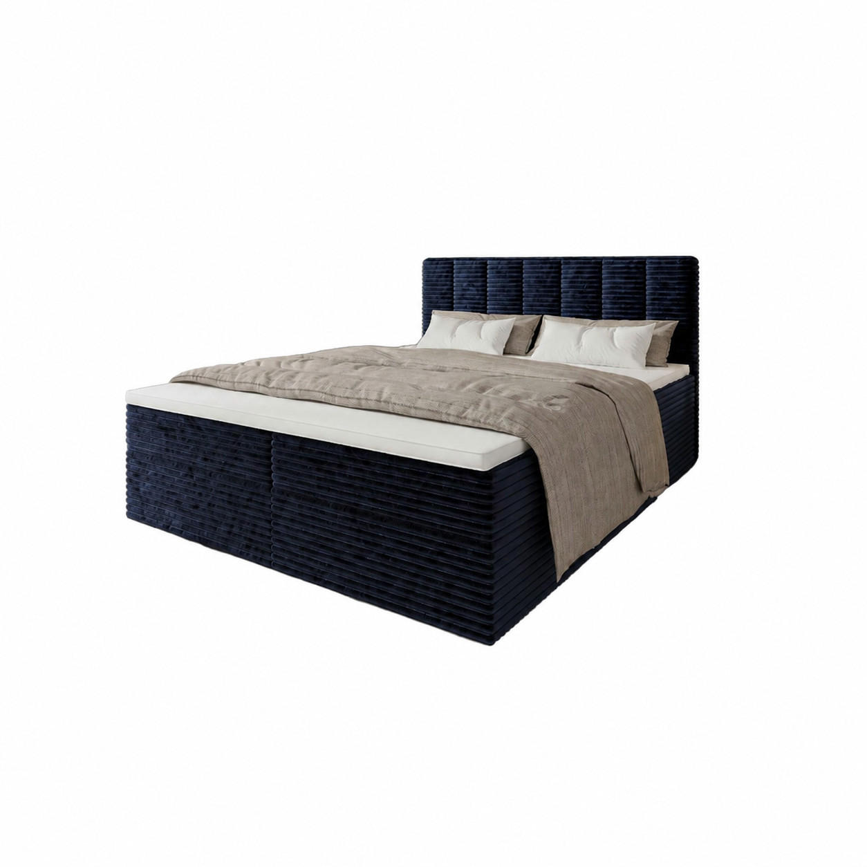 BOXBETT Tiliani Blau 120x200 cm - Blau, Textil (120/200cm) - B&B Home