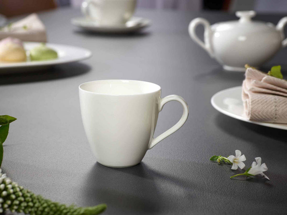 MOKKA-/ESPRESSOTASSEN Anmut weiß 60 ml 6er Set - Weiß, Keramik (0.06L) - Villeroy & Boch