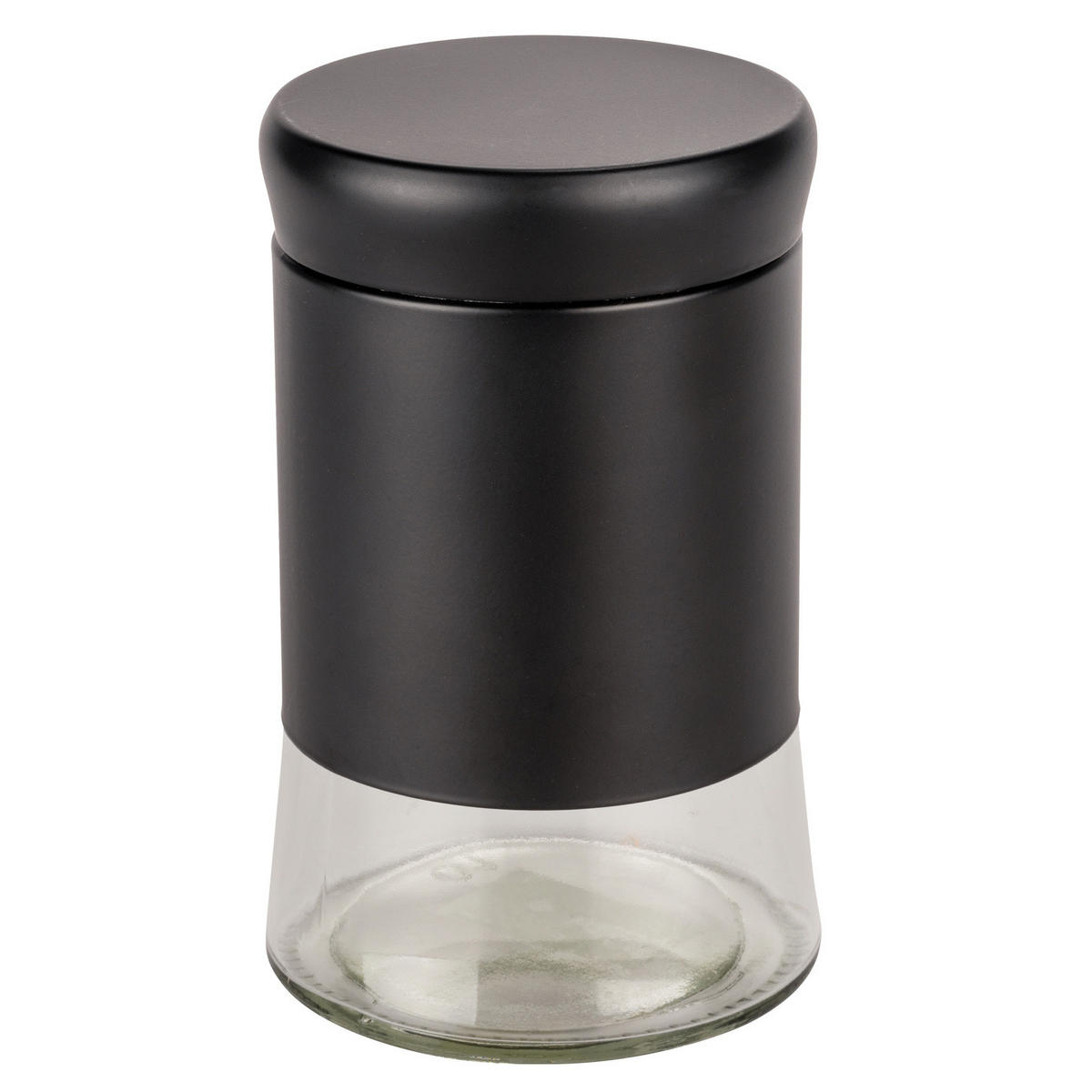 GEWÜRZGLAS Boga 600 ml - Schwarz, Glas (9.5/15/9.5cm)