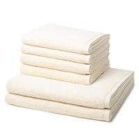 FROTTIERSET Vita 6-teilig - Naturfarben, Textil (50/100cm) - Ross