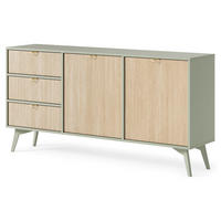 SIDEBOARD Fareham-160 - Grün, Holzwerkstoff (158/80/38cm) - Lomado