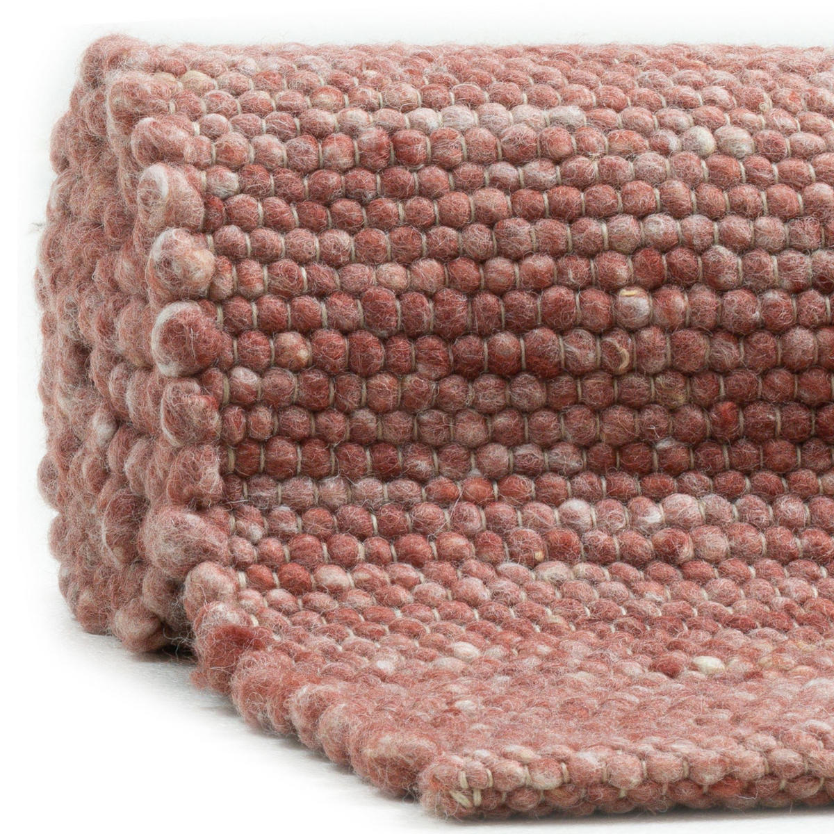 HANDWEBTEPPICH Atlas 70x140 cm - Rot, Textil (70/140cm) - Rug and Roll