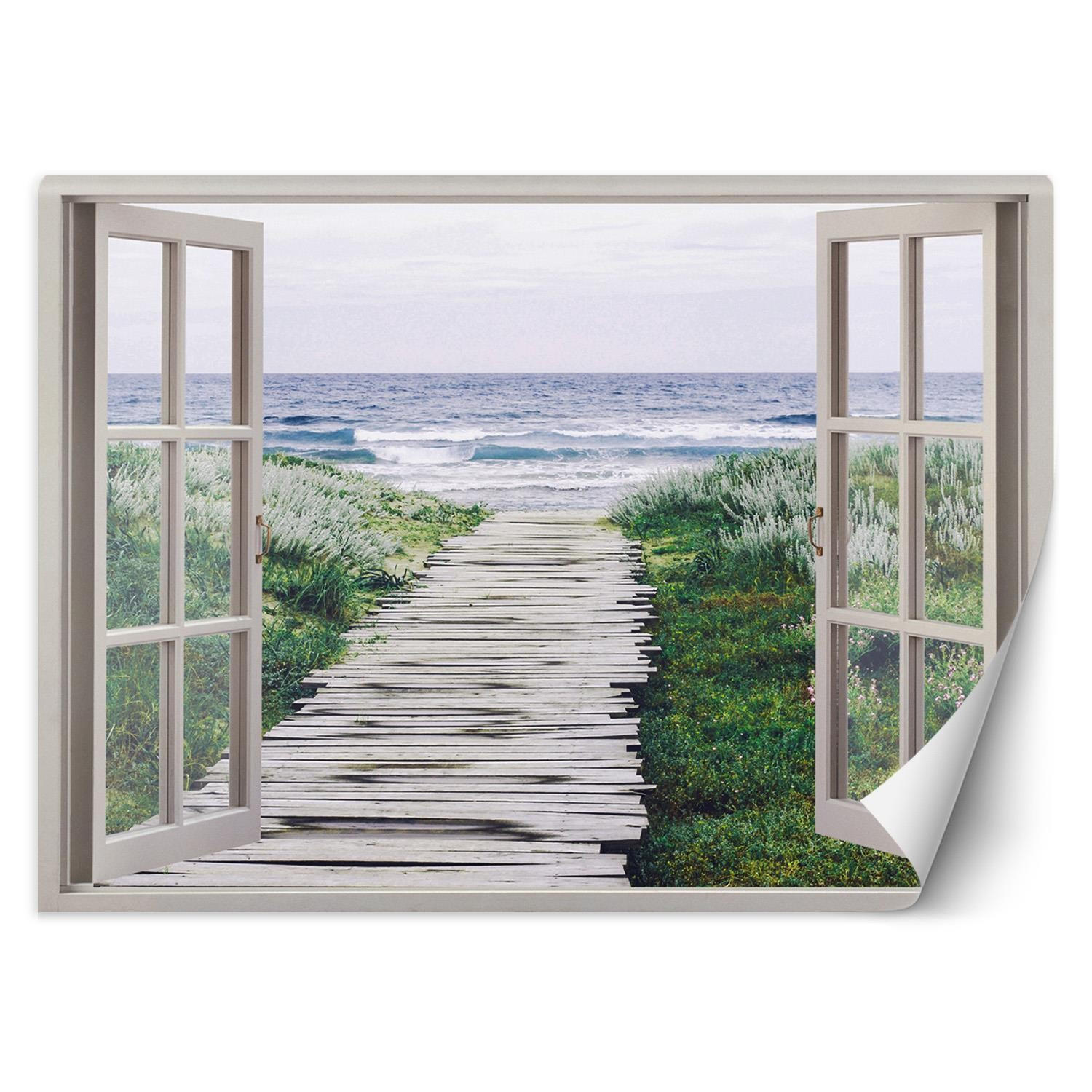 VLIESTAPETE Beige 210/150 cm - Beige, Papier (210/150cm) - KUNSTLOFT