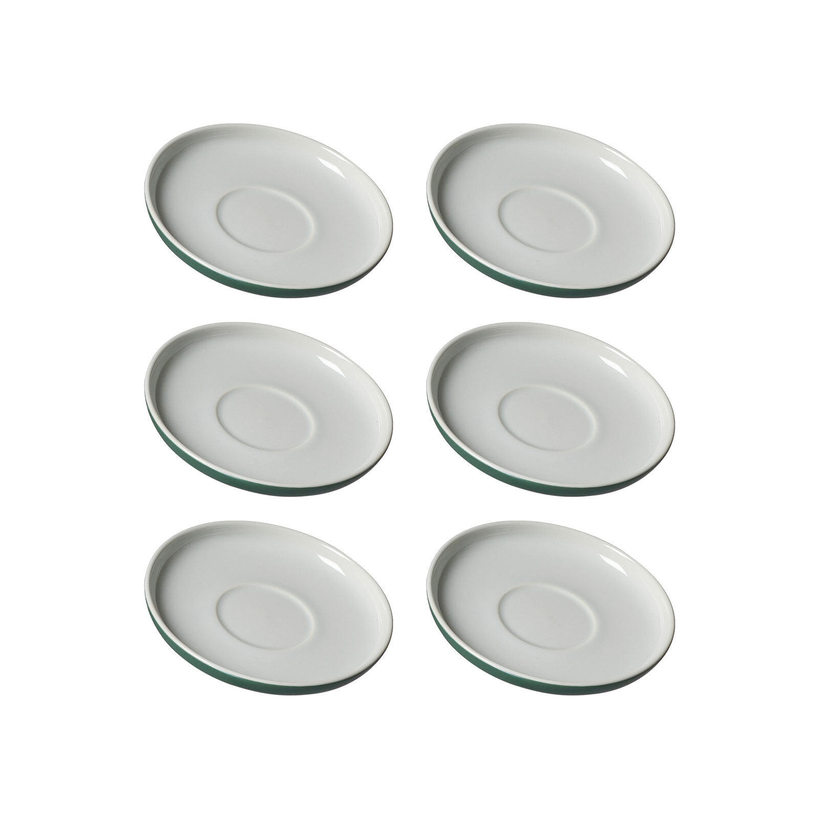 ESPRESSOUNTERTASSEN Jasper grün ø 10.5 cm 6er Set - Grün, Keramik (10.5cm) - Ritzenhoff Breker