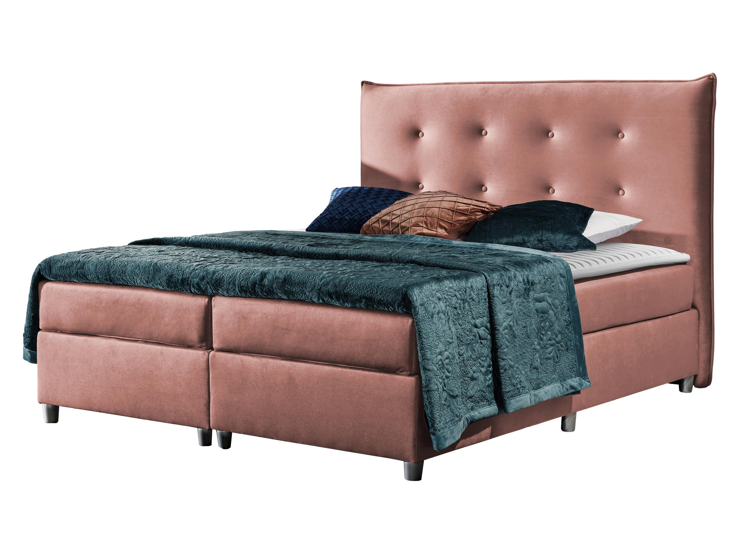 BOXBETT Prato - Rosa, Holz (120/200cm) - MIRJAN24