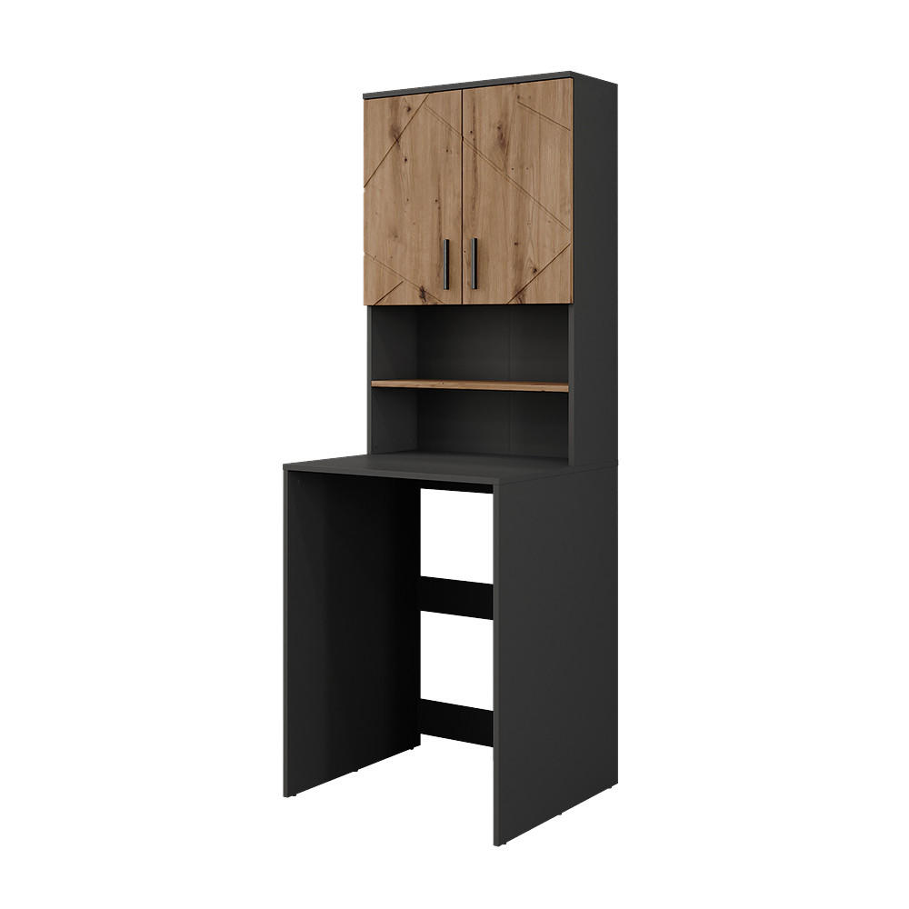 SKŘÍŇKA NA PRAČKU Irma Antracit - medově dubová/antracitová, kompozitní dřevo (68/88.5/60.1cm) - Vicco