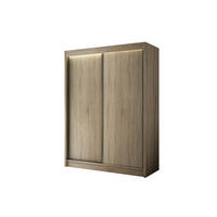 KLEIDERSCHRANK BEROG mit LED - 120 cm - Sonoma Eiche - Sonoma Eiche, Holzwerkstoff (120/215/61cm) - ALTDECOR