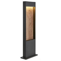 WEGELEUCHTE Schwarz - Schwarz/Braun, Metall (4.5/65/4.5cm) - SLV