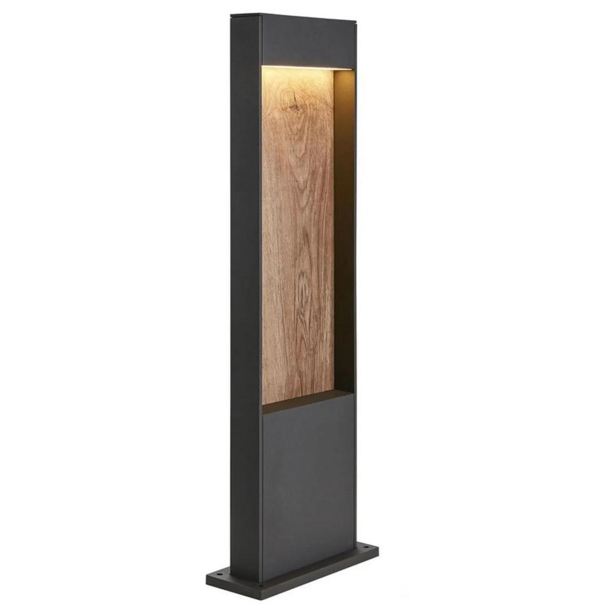 WEGELEUCHTE Schwarz - Schwarz/Braun, Metall (4.5/65/4.5cm) - SLV