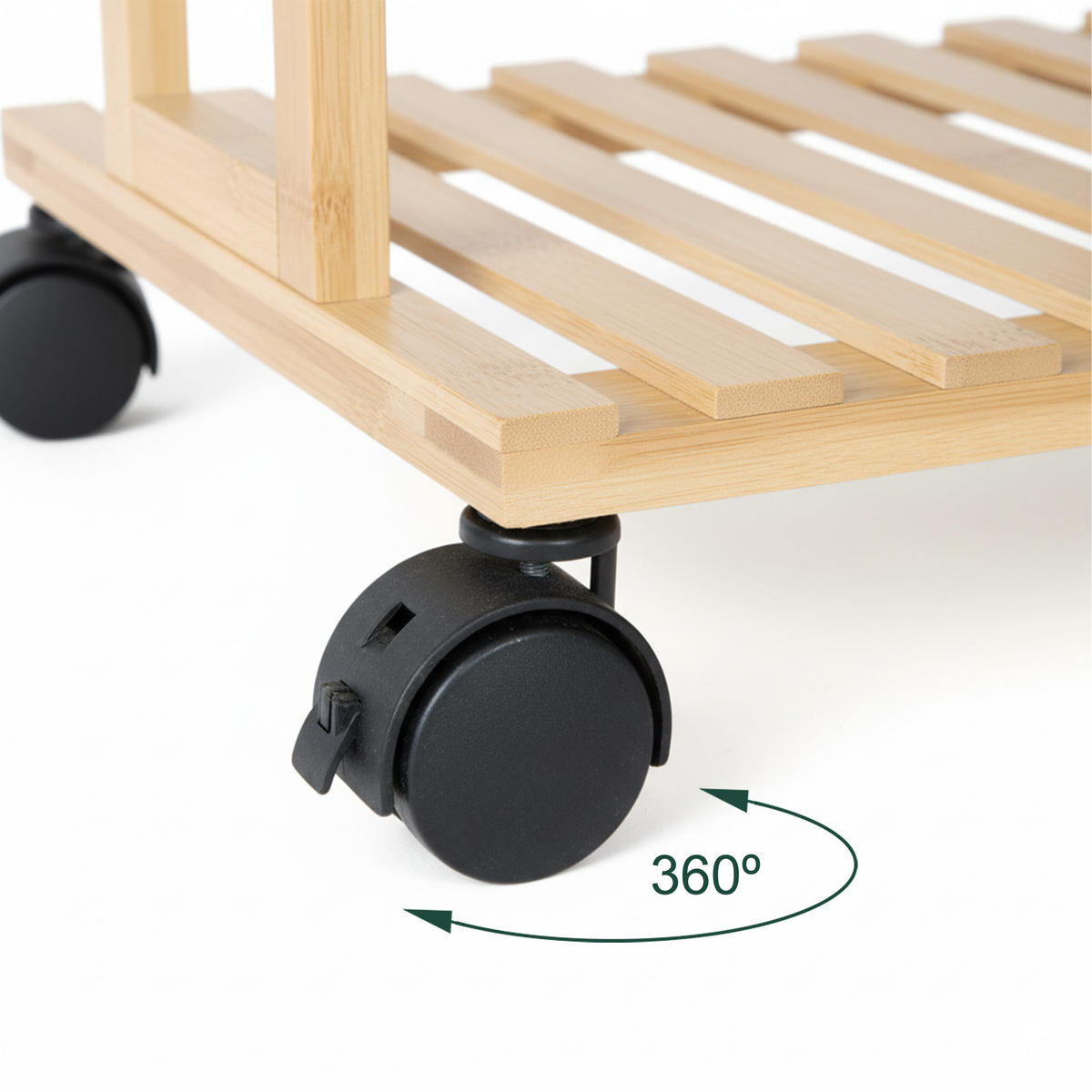 SERVIERWAGEN - Multicolor, Holz/Holzwerkstoff (40/88/30cm) - Relaxdays