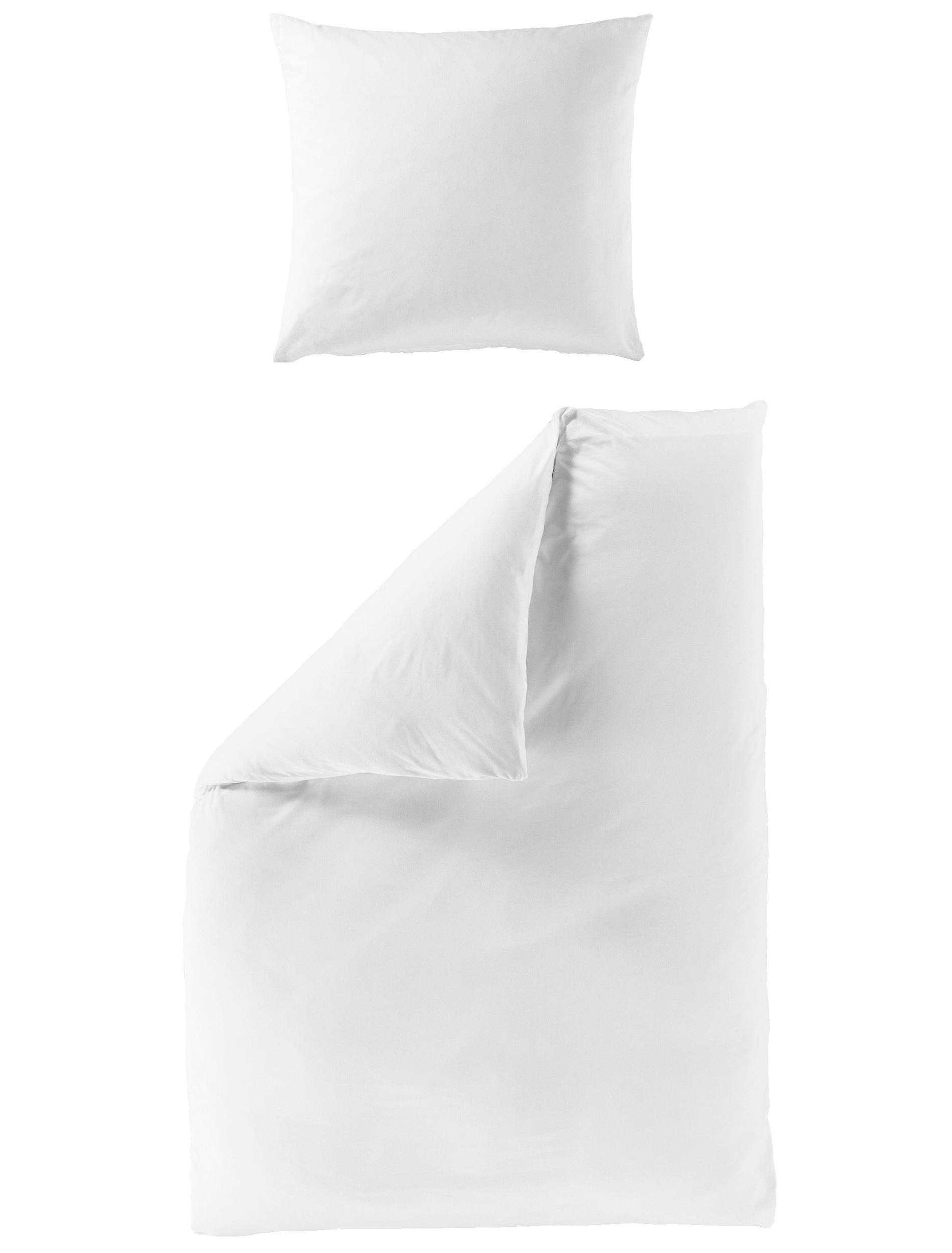 BETTWÄSCHE Seersucker 3000 - Weiß, Textil (200/200cm) - Bierbaum