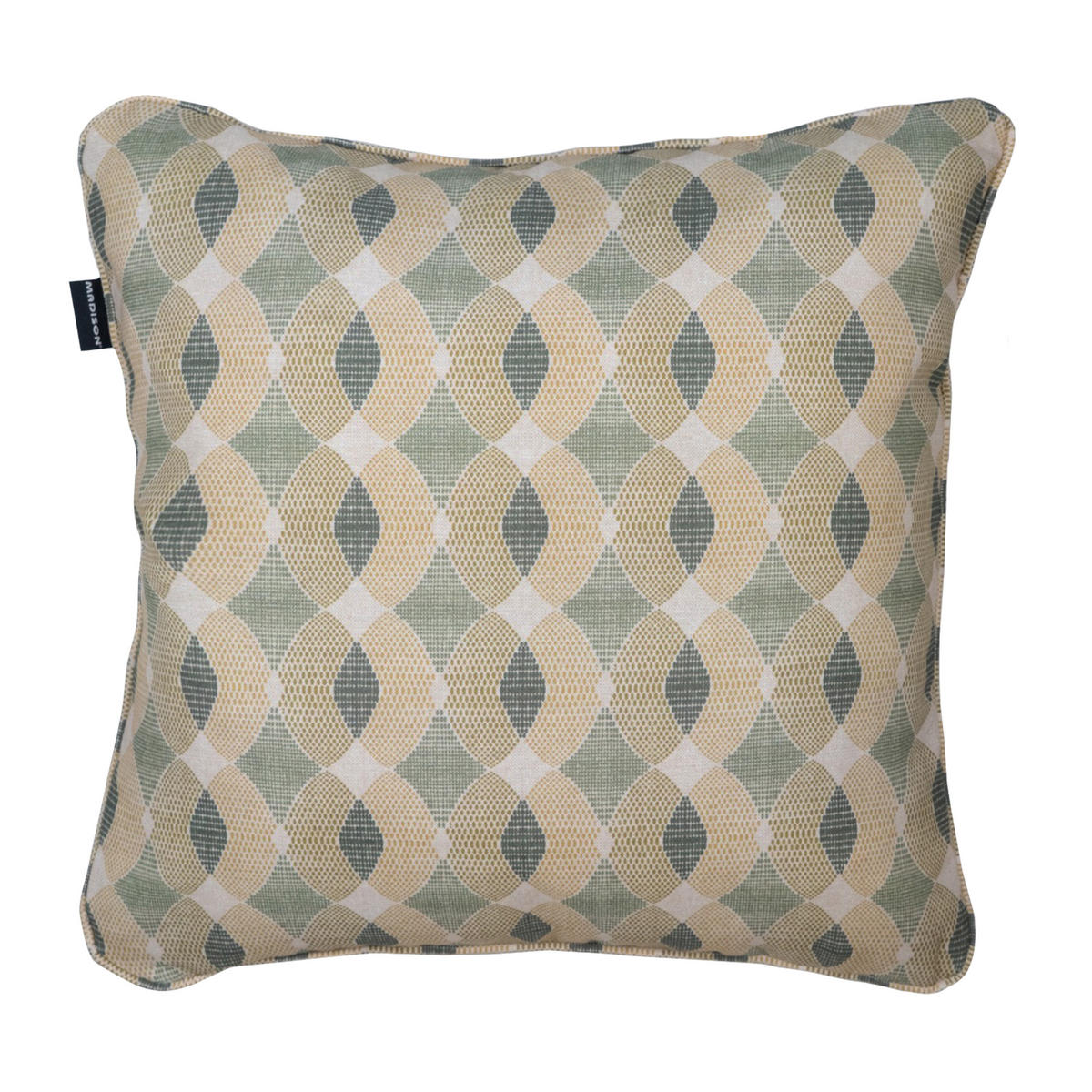 DEKORATIONSKISSEN Rae - Grün - 50/50/10 cm - 4er-Set - Grün, Textil (50/50cm) - Madison