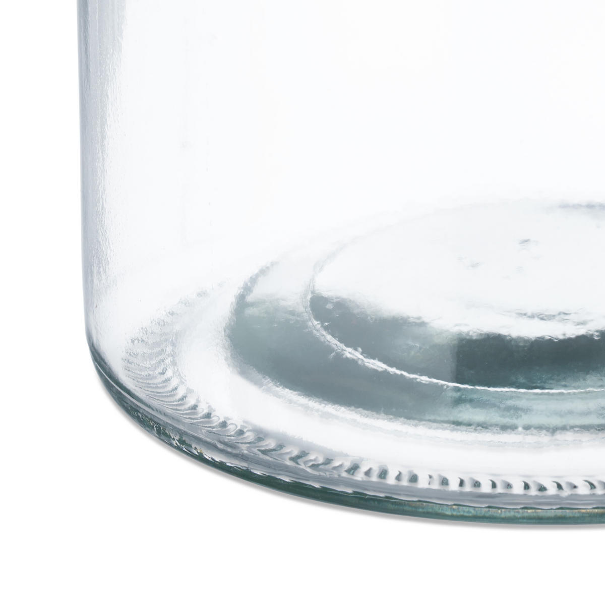 Transparent, Glas/Textil (9.5cm) - Relaxdays