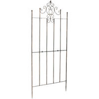 RANKGITTER Heike 86x2x170cm Metall Bronze Rankhilfe - Bronzefarben, Metall (86/170/2cm) - DELUKE