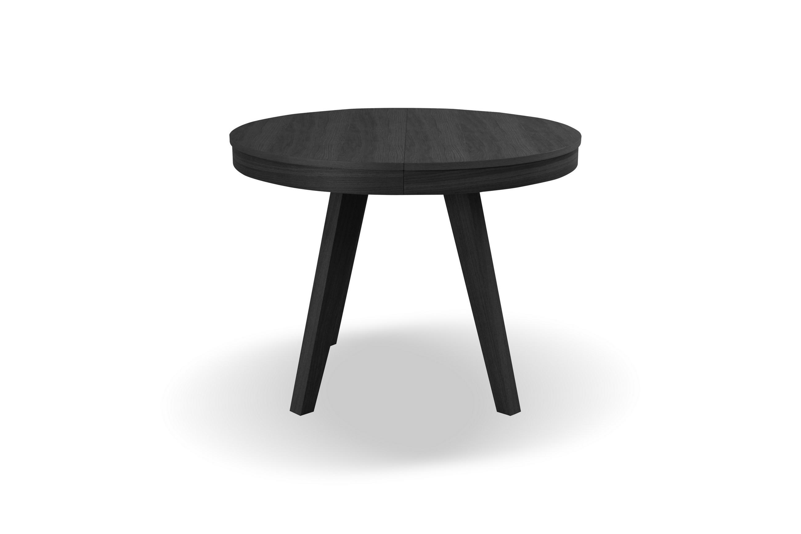 ESSTISCH PICCOLO Ausziehbar 100 - 200 / 100 x 76 cm - Schwarz, Holz (100/100/76cm) - MASSENO
