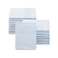 WASCHHANDSCHUH, 20er-Set, 16x22 cm, 70% Baumwolle, 30% Polyester, Blau - Blau, Textil (16/22cm) - Zollner