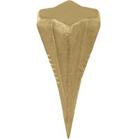 MEISSEL – diamantbeschichtet – zum Spalten von Holz – Gold, 2,3 kg - Goldfarben, Metall (9/9/16.5cm) - DCA