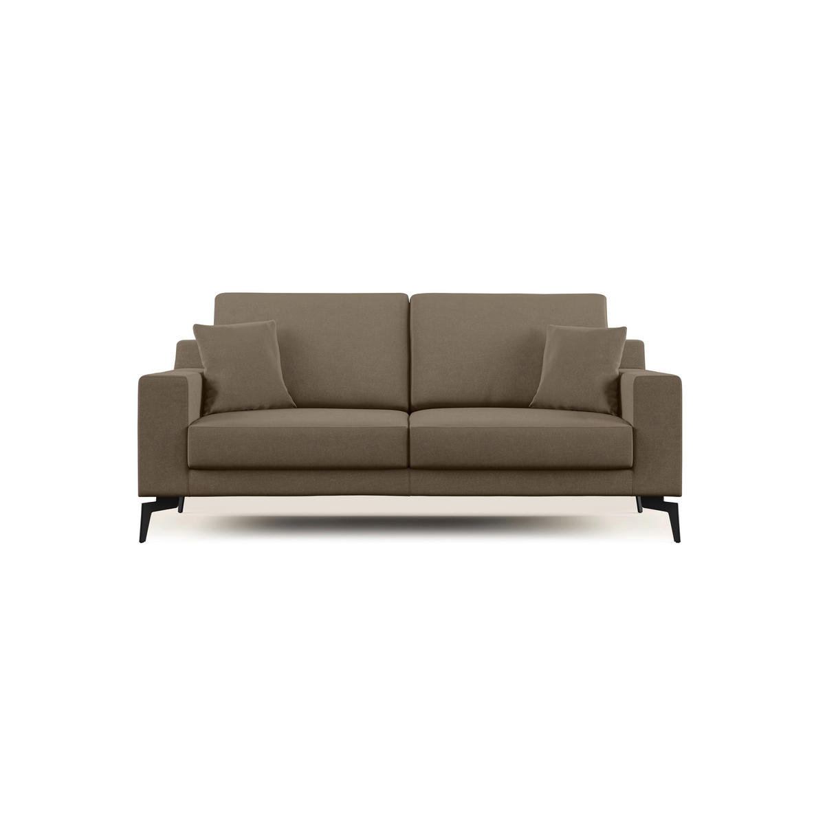 LINEARSOFA Prestige - Braun, Textil (206/95/91cm) - Divani.store
