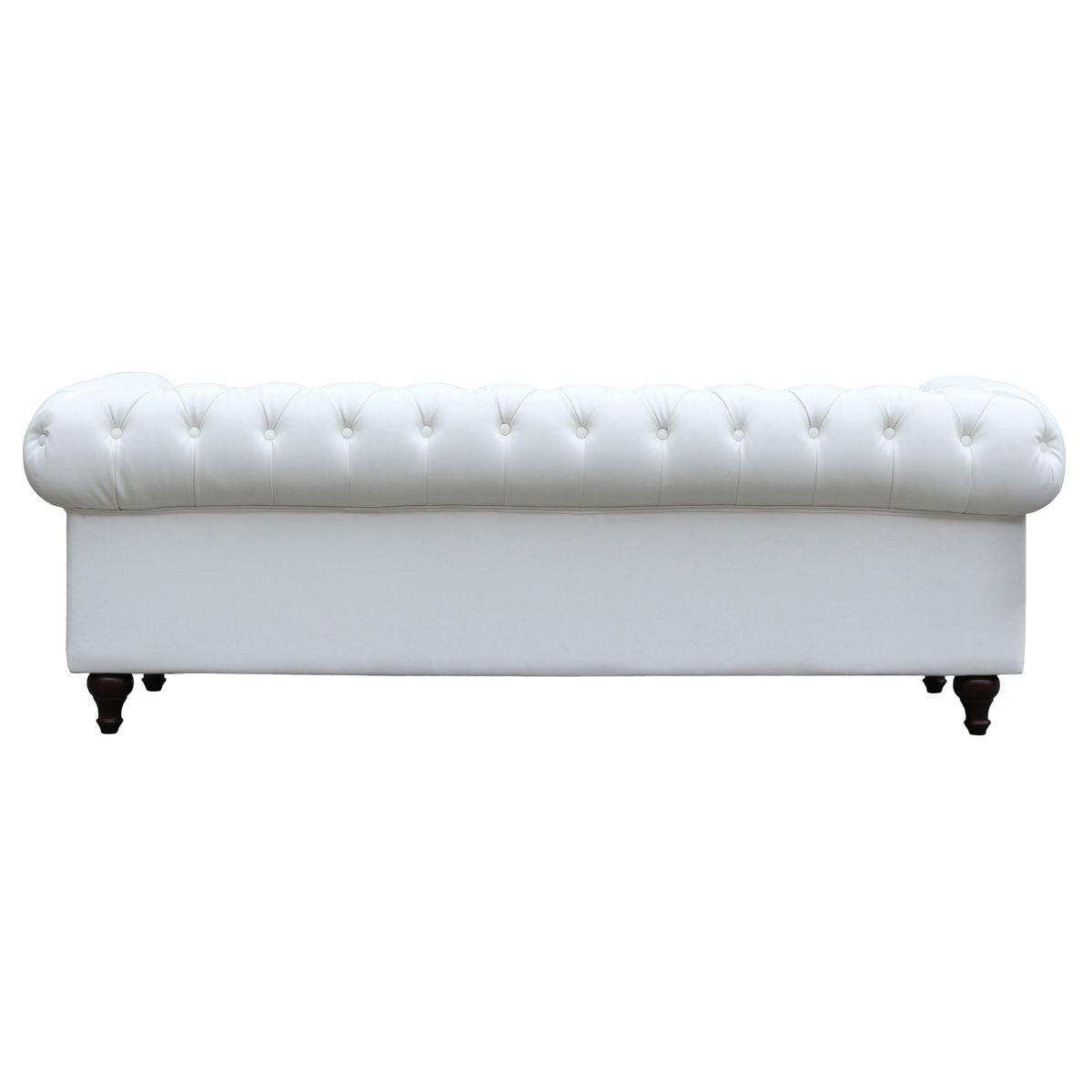 EINZELSOFA - "Aliza" - 208 x 82 x 70 cm - 3-Sitzer - Weiß - Weiß, Textil (82/70/208cm) - Habitat Garten