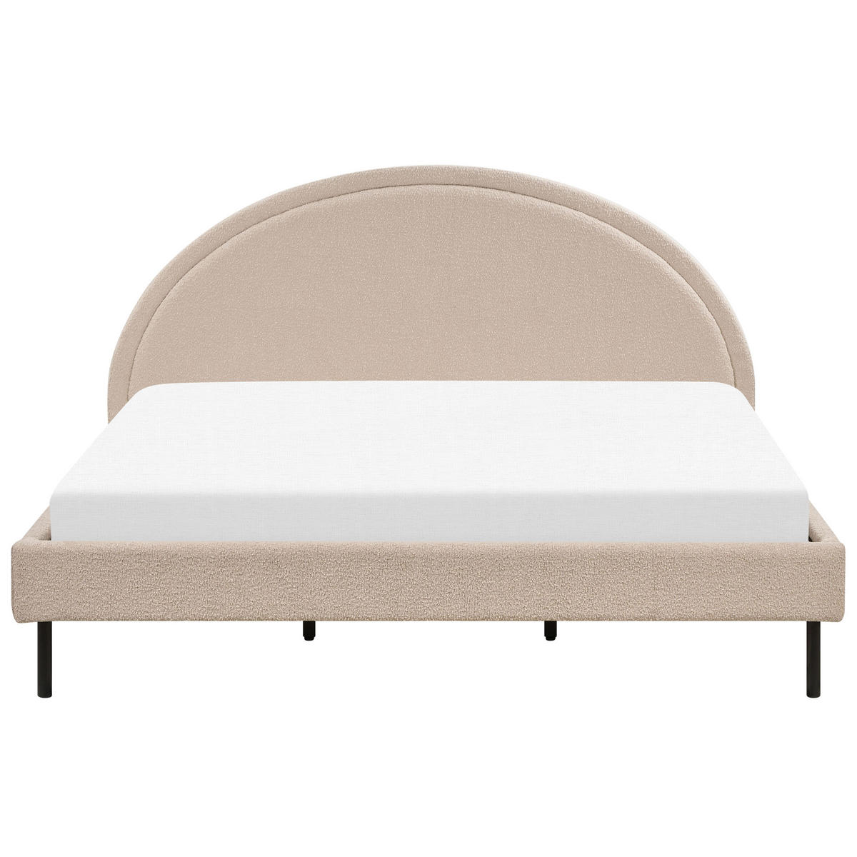 POLSTERBETT 180/200 cm Beige Margut - Beige, Textil (180/200cm) - Beliani