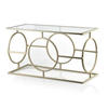 COUCHTISCH Cedri Beige 80/35.5/45 cm Metall - Beige, Metall (80/35.5/45cm) - Mondex
