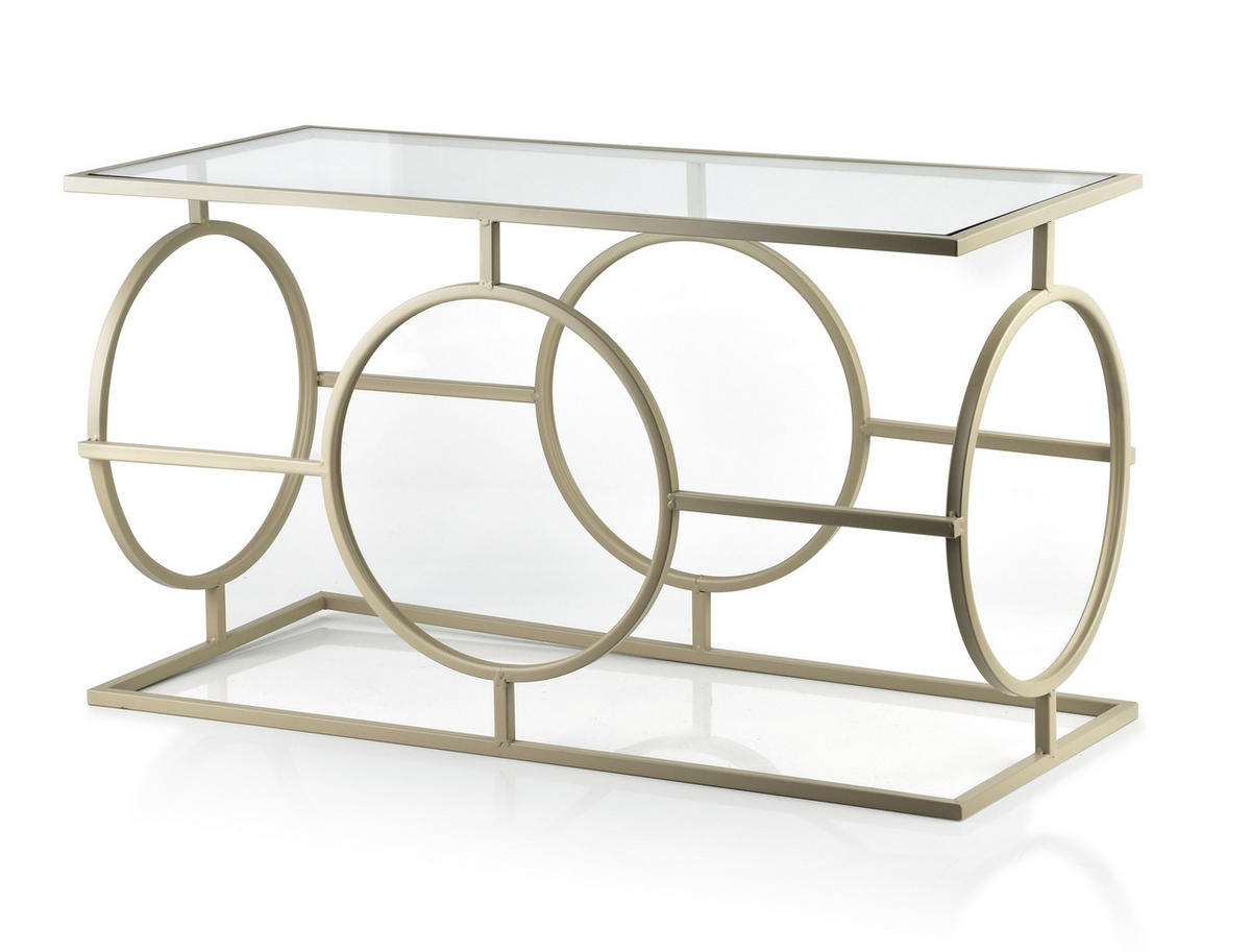 COUCHTISCH Cedri Beige 80/35.5/45 cm Metall - Beige, Metall (80/35.5/45cm) - Mondex
