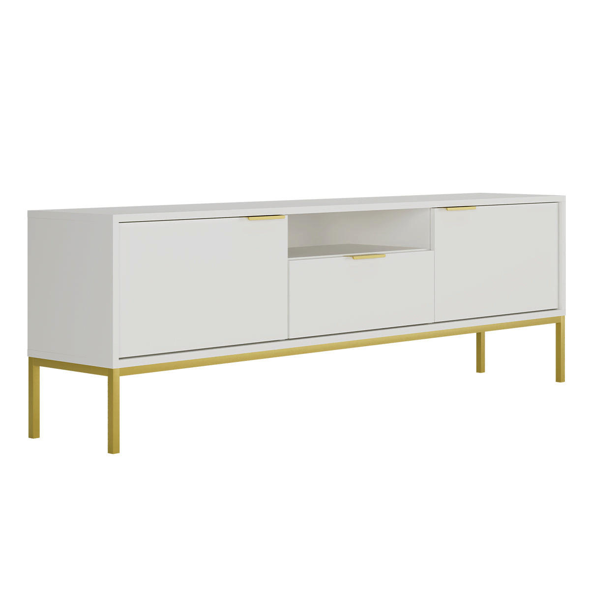 TV ORMARIĆ Seattle Bijeli - bijela, drvni materijal (175/56.4/33cm) - Petits-meubles