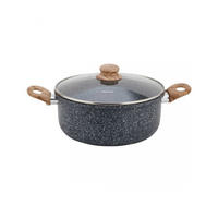 TOPF Graphit 24/24/10.5 cm KH1985 - Graphitfarben, Glas (24cm) - Kinghoff 