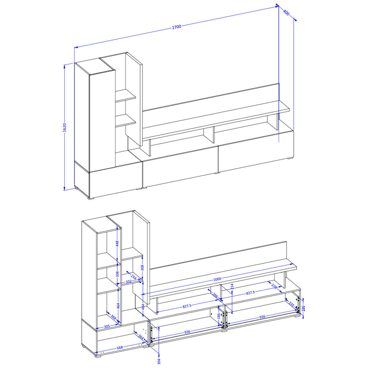 TODO - béžová, kompozitní dřevo (270/162/40cm) - Petits-meubles