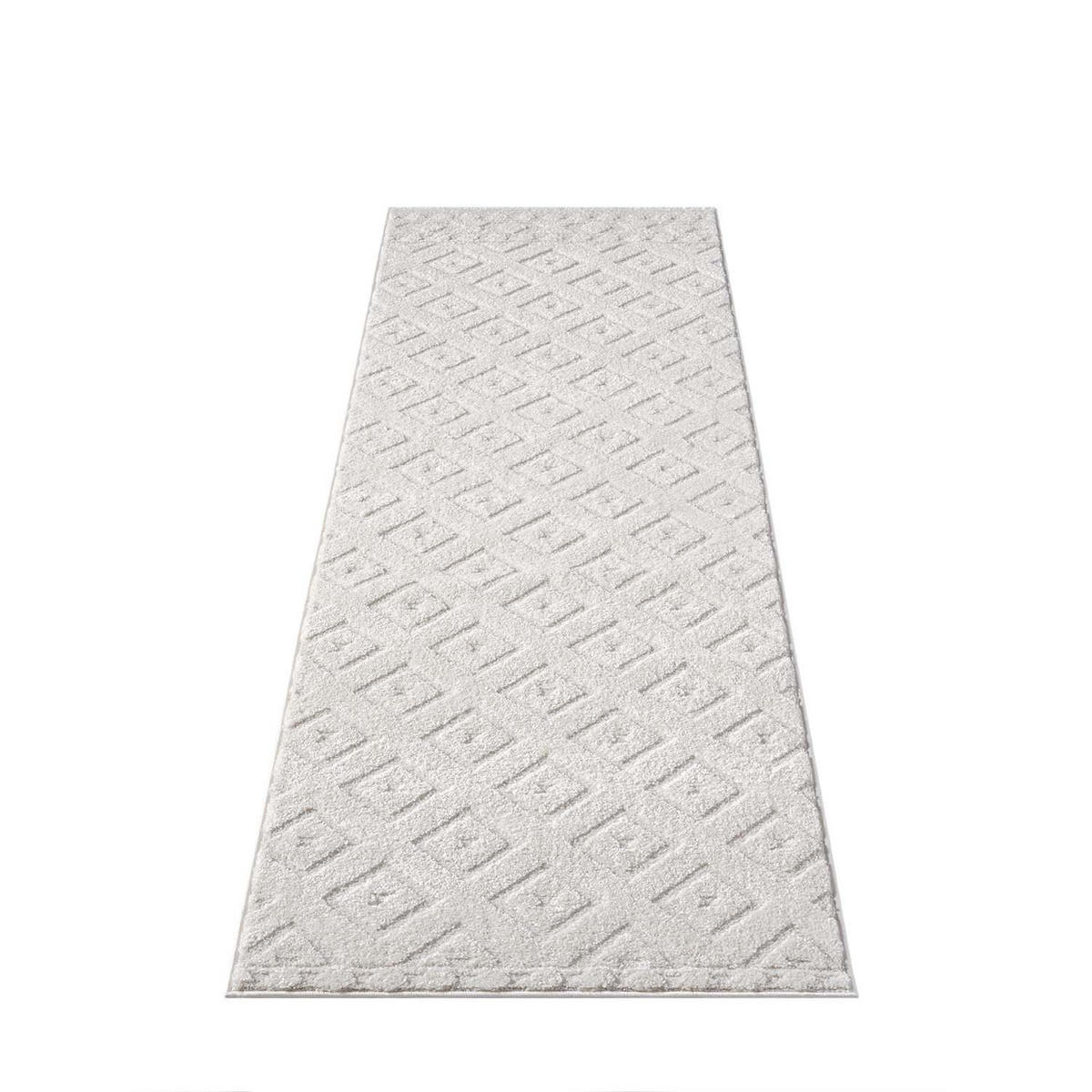 KURZFLOR-TEPPICH Lounge 9999 Creme 80x300 cm - Creme, Textil (80/300cm) - carpet city