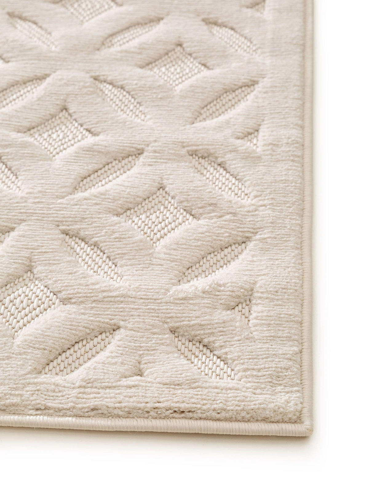 OUTDOORTEPPICH Bonte Cream 120x170 cm - Creme, Textil (120/170cm) - benuta Nest