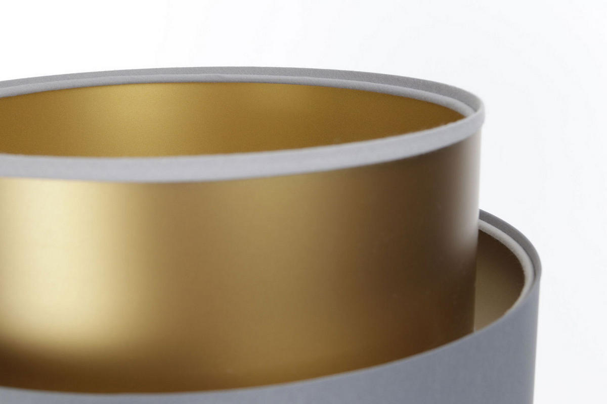 TISCHLAMPE Grau 30/45 cm - Goldfarben, Kunststoff (30/0.7/45cm) - ONZENO