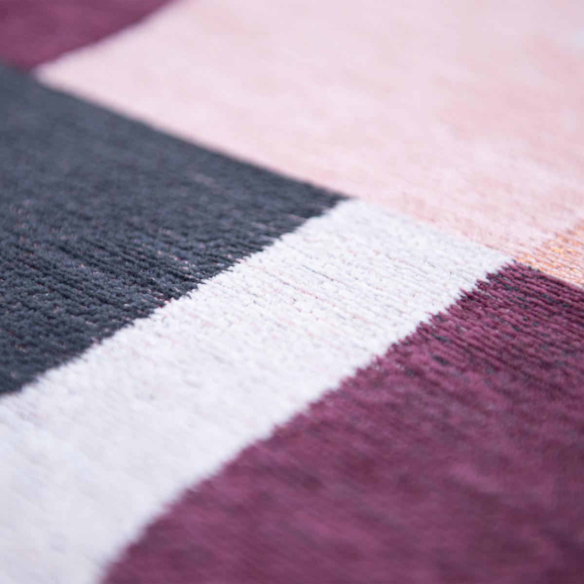 TEPPICH Pink Rohe Nuance 240/240 cm - Rosa, Textil (240/240cm) - Louis De Poortere