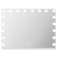 SCHMINKSPIEGEL mit LED-Beleuchtung weiß 80/58 cm - Weiß, Metall (80/58/3cm) - VANITII