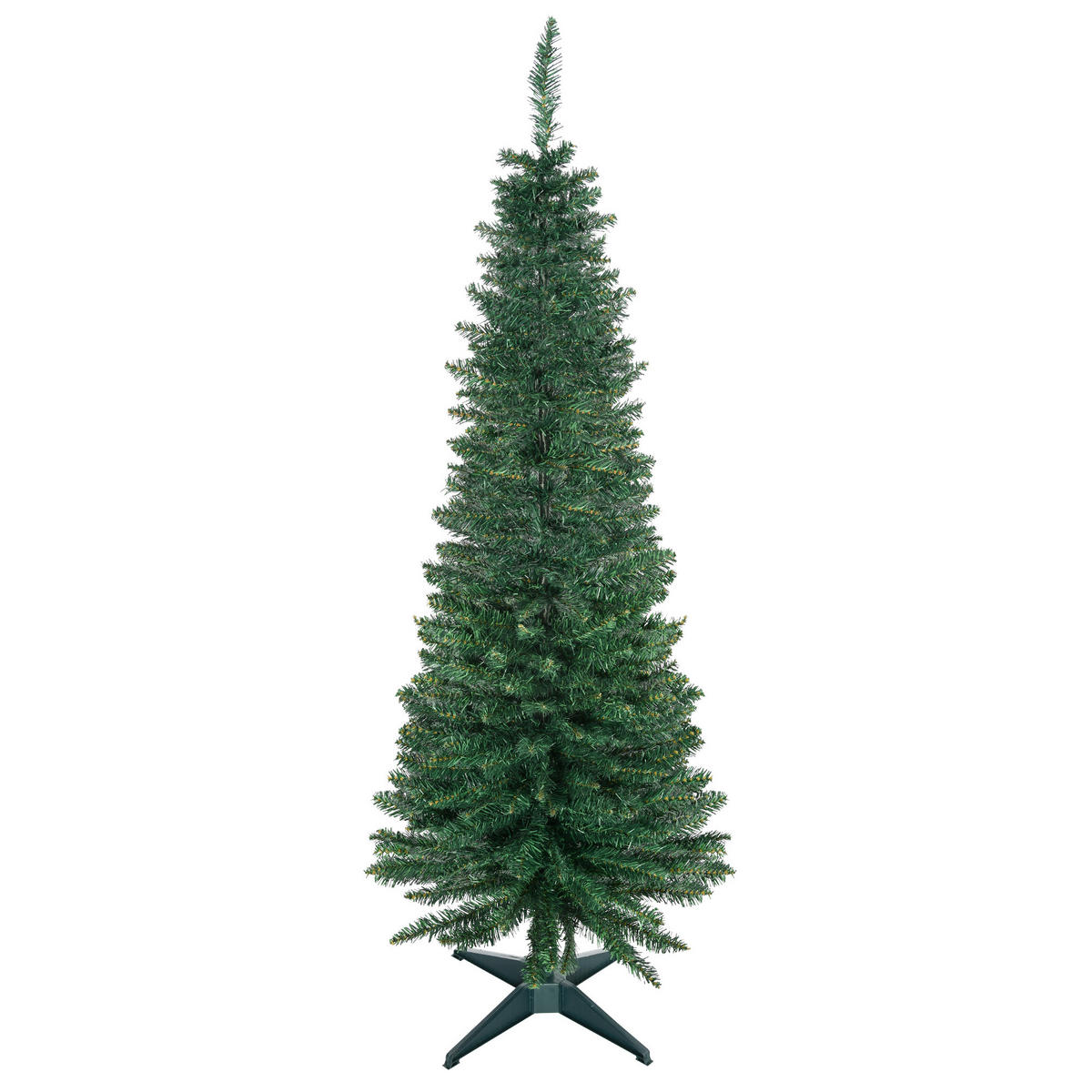 WEIHNACHTSBAUM DE-41604 1,5 m, inkl. Ständer und Stern Grün - Grün, Kunststoff (150cm) - ComfortXL