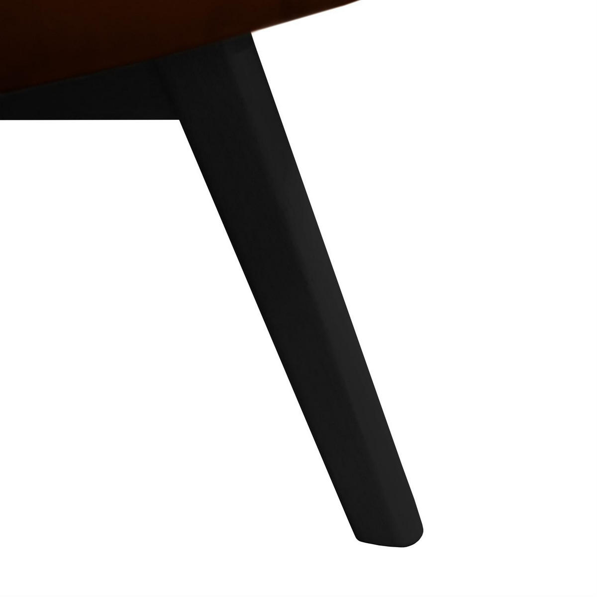 SESSEL SAND mit schwarzen Beinen - Schwarz/Braun, Textil (80/105/86cm) - Lookway