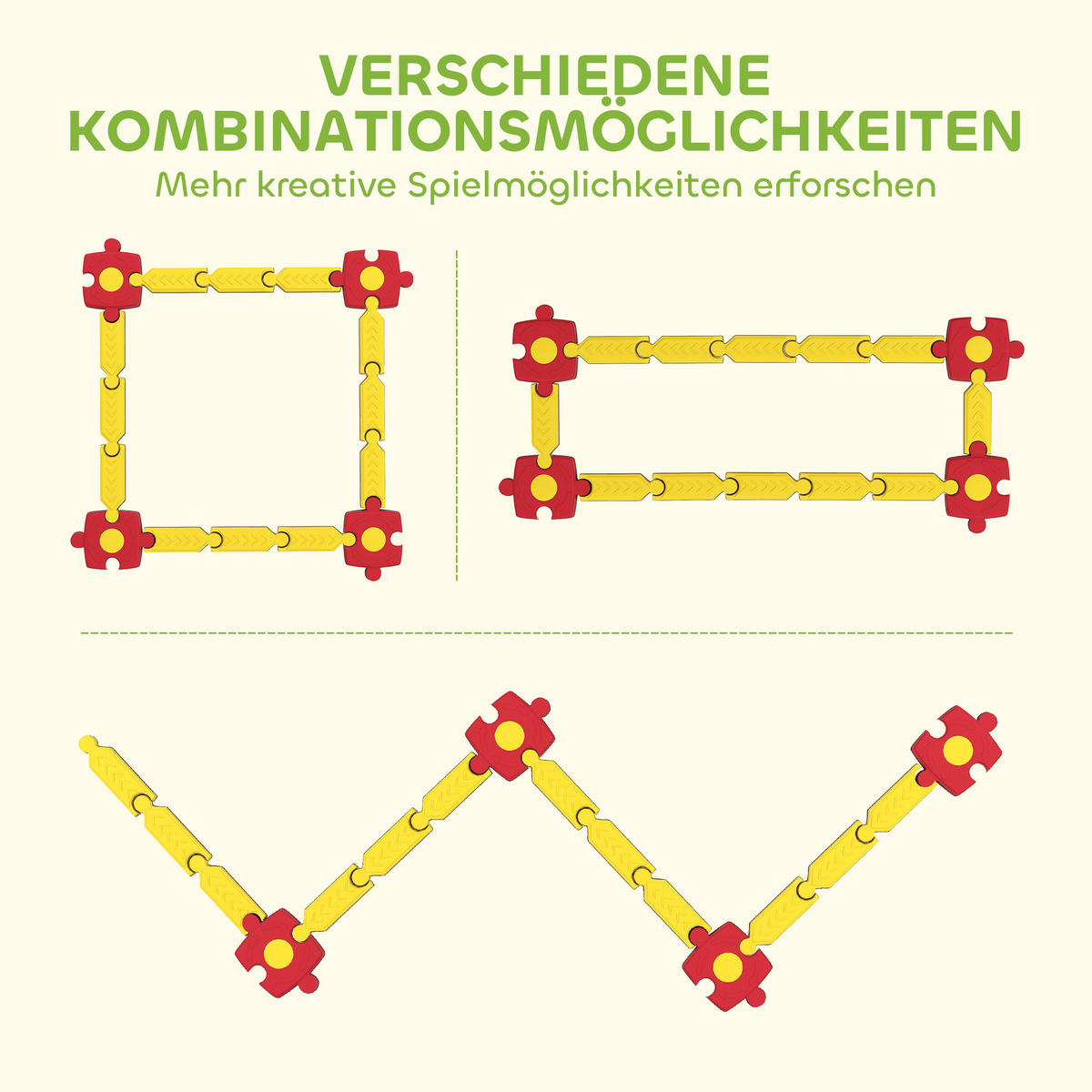 KINDER-SCHWEBEBALKEN mit 4 Balanciersteine für 3-8 Jahre Gelb - Gelb, Kunststoff (165.5/7/165.5cm) - AIYAPLAY