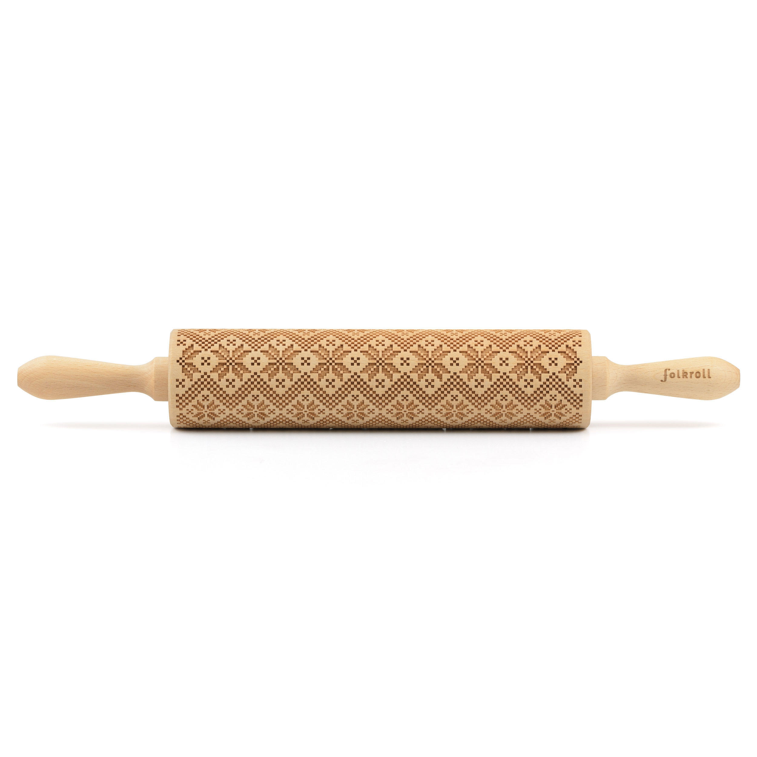 Folkroll Teigrolle Braun 43 cm