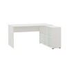 ECKSCHREIBTISCH Jaguar 73,6x150x121,6 cm 6 Fächern Weiß - Weiß, Holz (121.6/150/73.6cm) - PROREGAL