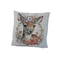 KISSENHÜLLE FANTASIE - Braun, Textil (45/45cm) - Yve! decoration