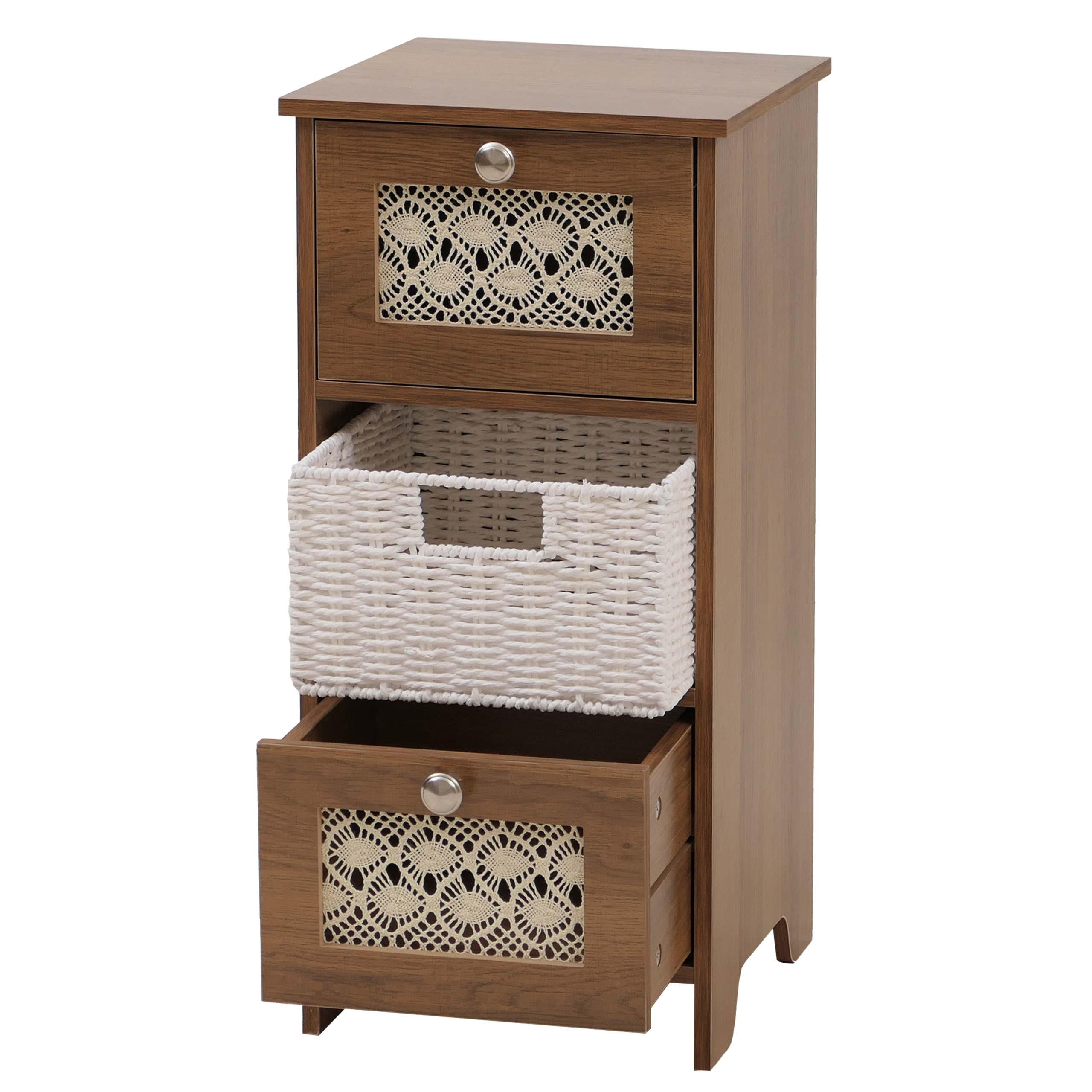 KOMODA Hnědá - hnědá, dřevo (30/63/30cm) - MCW