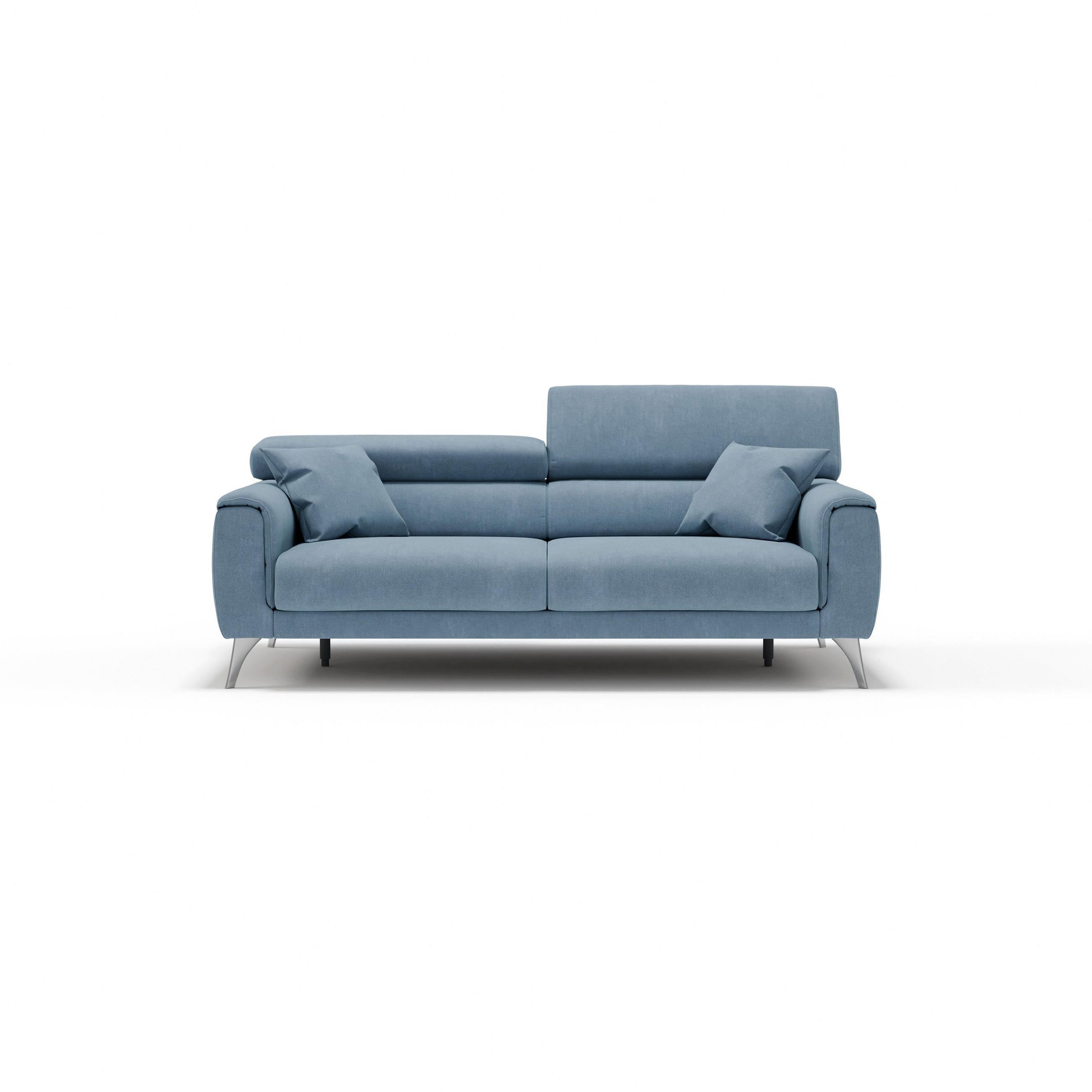 LINEARSOFA Caravaggio - Hellblau, Textil (169/73/102cm) - Divani.store