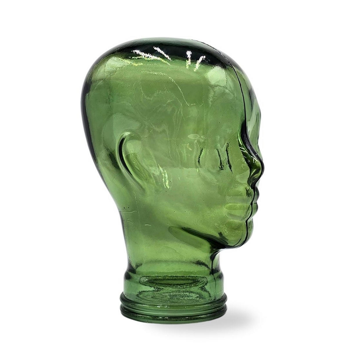 KOPFHÖRERSTÄNDER MICK Glas T03 grün - Grün, Glas (21/29/21cm) - DESIGN DELIGHTS