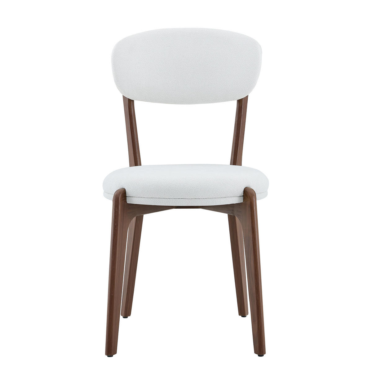 STUHL-SET DE-36455 2 Stück mit Metallgestell Weiß - Weiß, Metall (55.5/84/48.5cm) - ComfortXL
